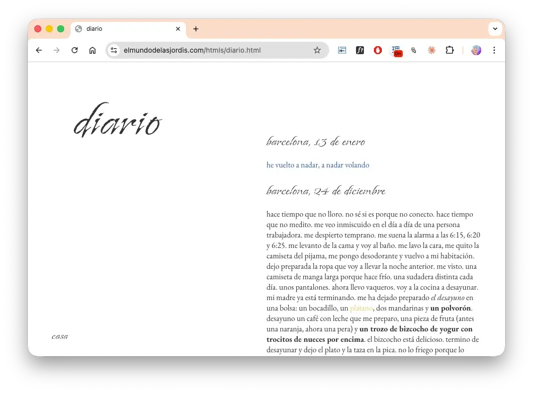 el mundo de las jordis — detalle 2